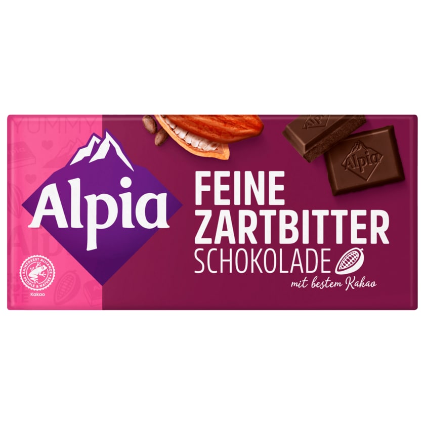 Alpia Feine Zartbitter-Schokolade 100g